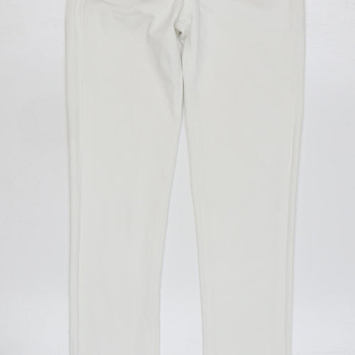 Toxik3 Womens White Cotton Skinny Jeans Size S Regular Button