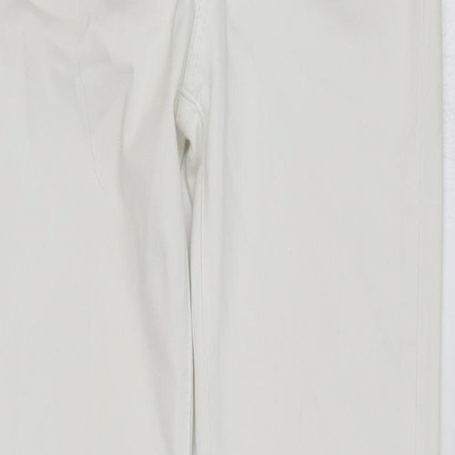 Toxik3 Womens White Cotton Skinny Jeans Size S Regular Button