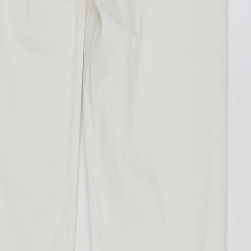 Toxik3 Womens White Cotton Skinny Jeans Size S Regular Button