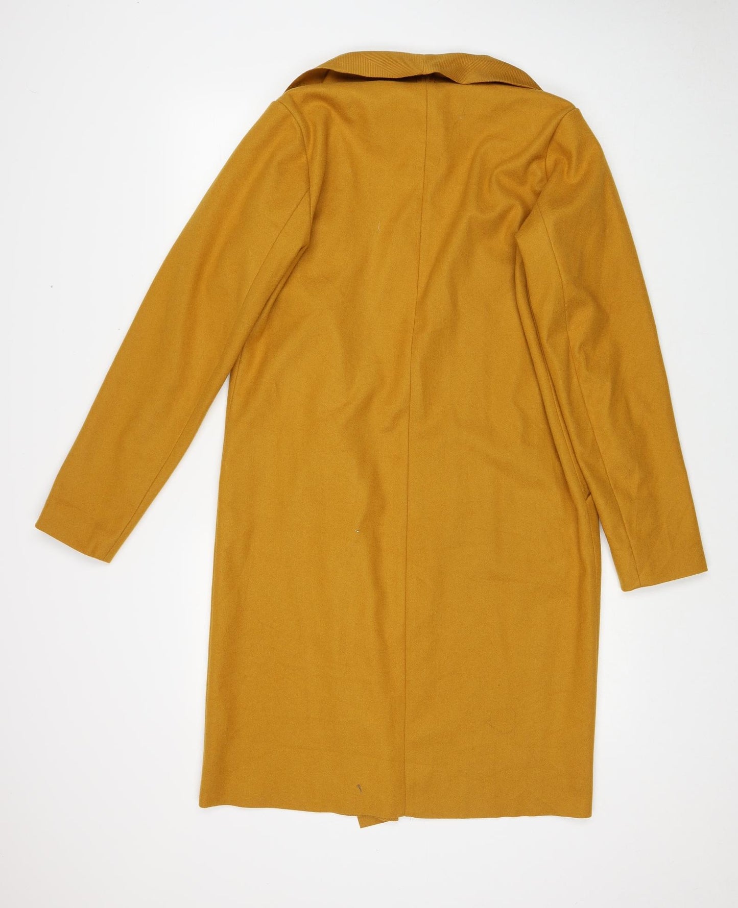 Primark Womens Yellow Overcoat Coat Size 10
