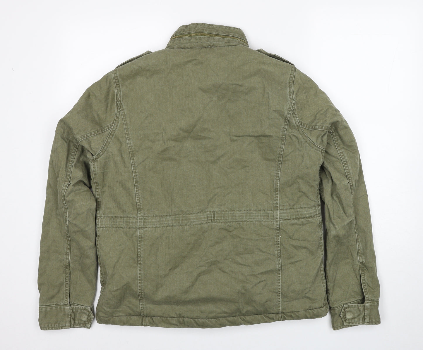 Superdry Womens Green Jacket Size M Zip