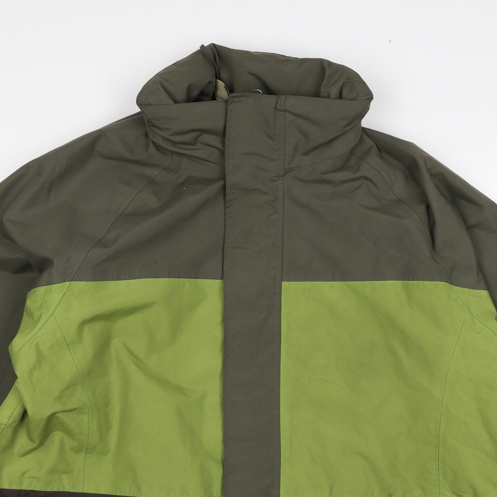Cotton Traders Mens Brown Anorak Jacket Size L Zip