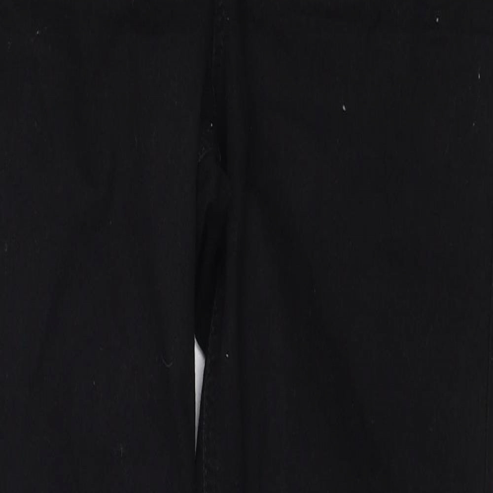 Marks and Spencer Womens Black Cotton Jegging Jeans Size 12 Regular