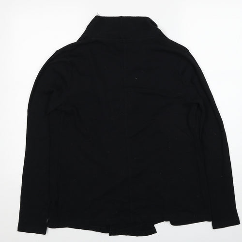 Gap Womens Black V-Neck Cotton Cardigan Jumper Size M