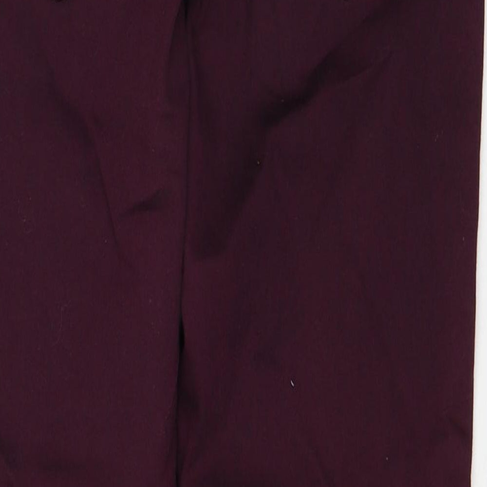 Marks and Spencer Womens Red Cotton Jegging Jeans Size 10 Regular