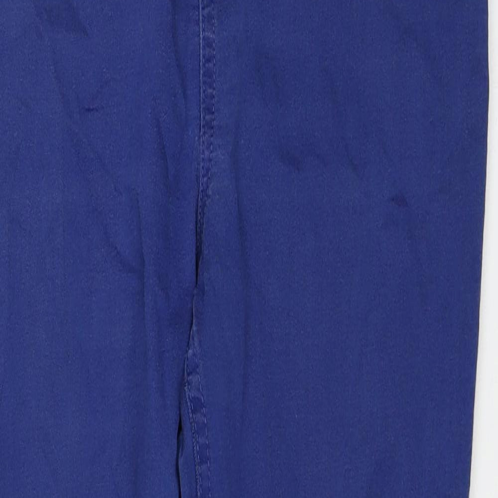 Marks and Spencer Womens Blue Cotton Jegging Jeans Size 12 Regular
