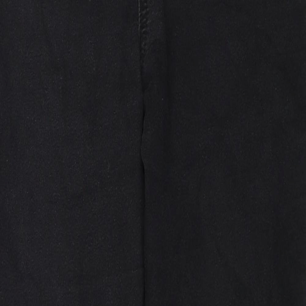 Marks and Spencer Womens Black Cotton Jegging Jeans Size 12 Regular