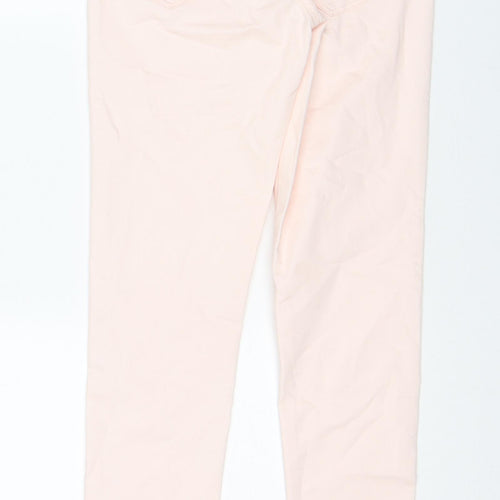 Divided by H&M Womens Pink Cotton Skinny Jeans Size 12 Regular Zip