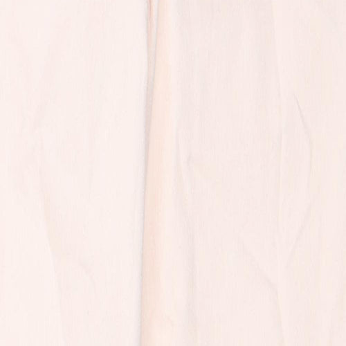 Divided by H&M Womens Pink Cotton Skinny Jeans Size 12 Regular Zip