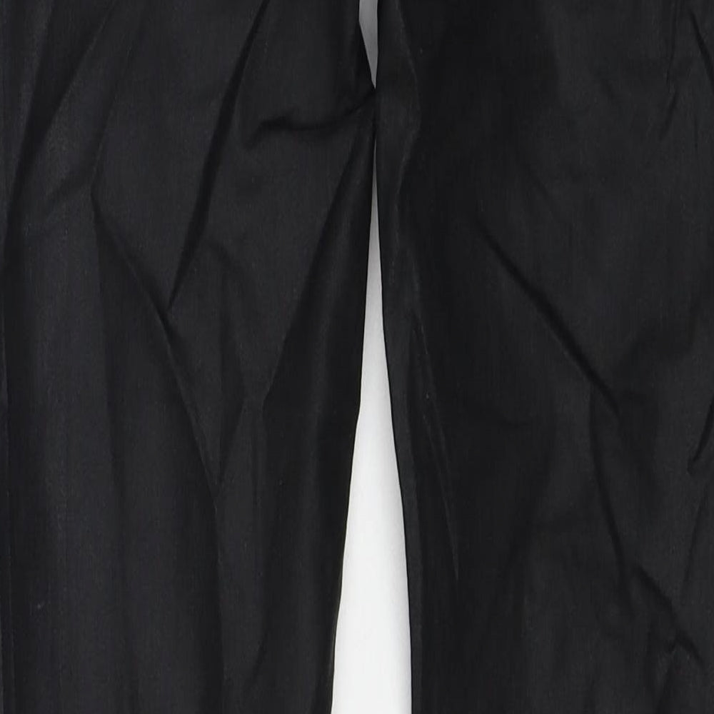 Zara Womens Black Cotton Skinny Jeans Size 10 Regular Zip