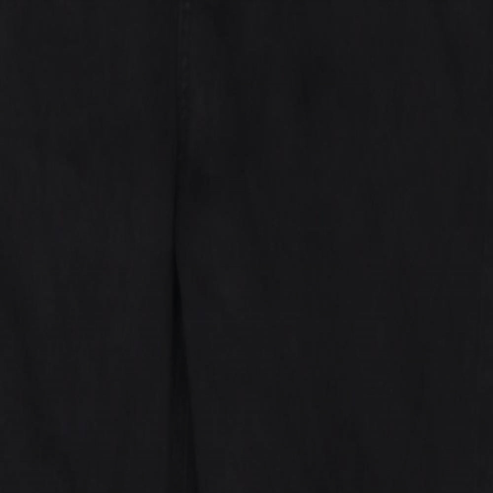 TU Womens Black Cotton Skinny Jeans Size 20 Regular Zip