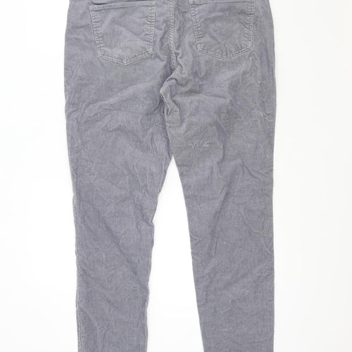 Sportscraft Womens Grey Polyester Skinny Jeans Size 14 Regular Zip