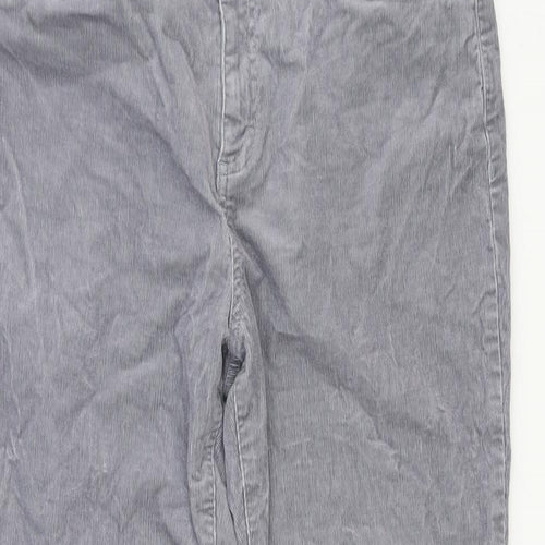 Sportscraft Womens Grey Polyester Skinny Jeans Size 14 Regular Zip