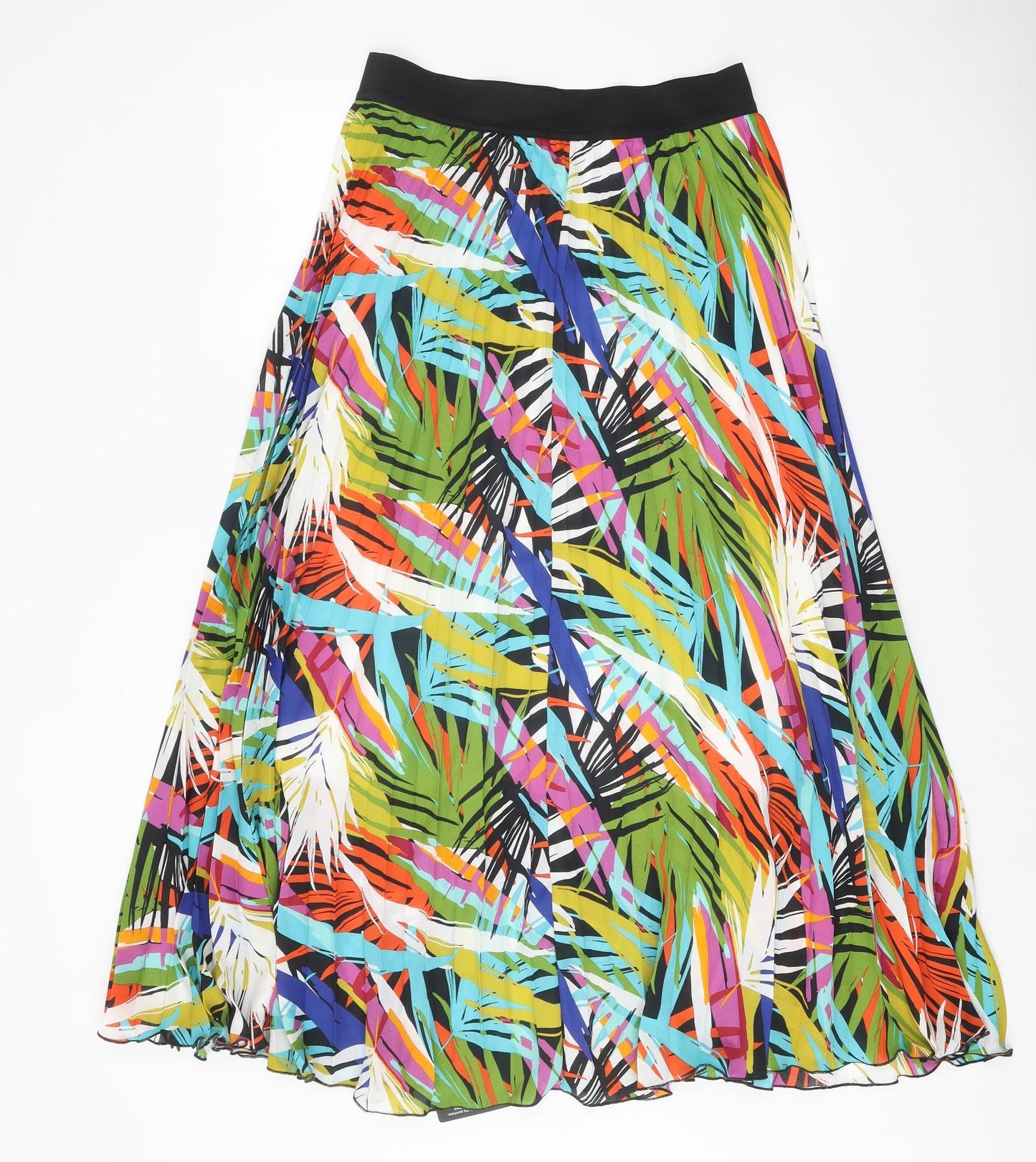 Roman Womens Multicoloured Floral Polyester Pleated Skirt Size 12