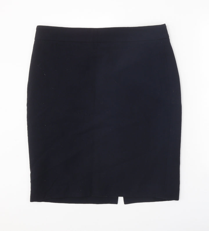 Armani Collezioni Womens Blue Polyester Straight & Pencil Skirt Size 20 Zip