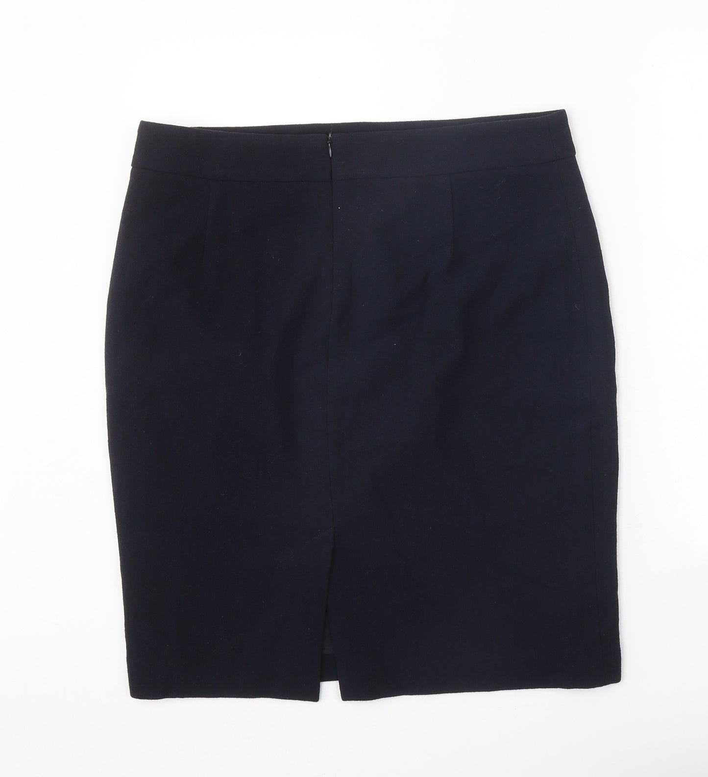 Armani Collezioni Womens Blue Polyester Straight & Pencil Skirt Size 20 Zip