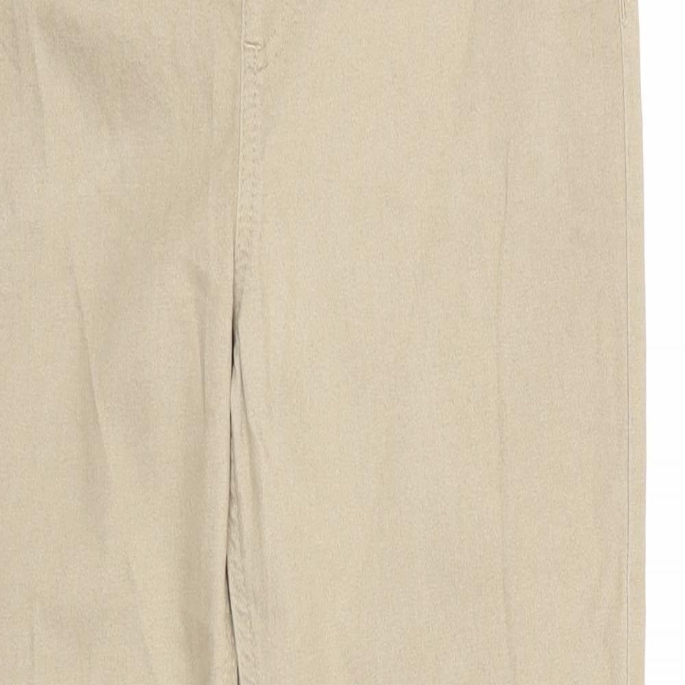 Marks and Spencer Womens Beige Cotton Jegging Jeans Size 10 Regular