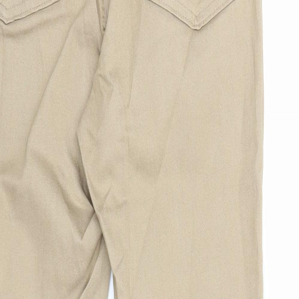 Marks and Spencer Womens Beige Cotton Jegging Jeans Size 10 Regular