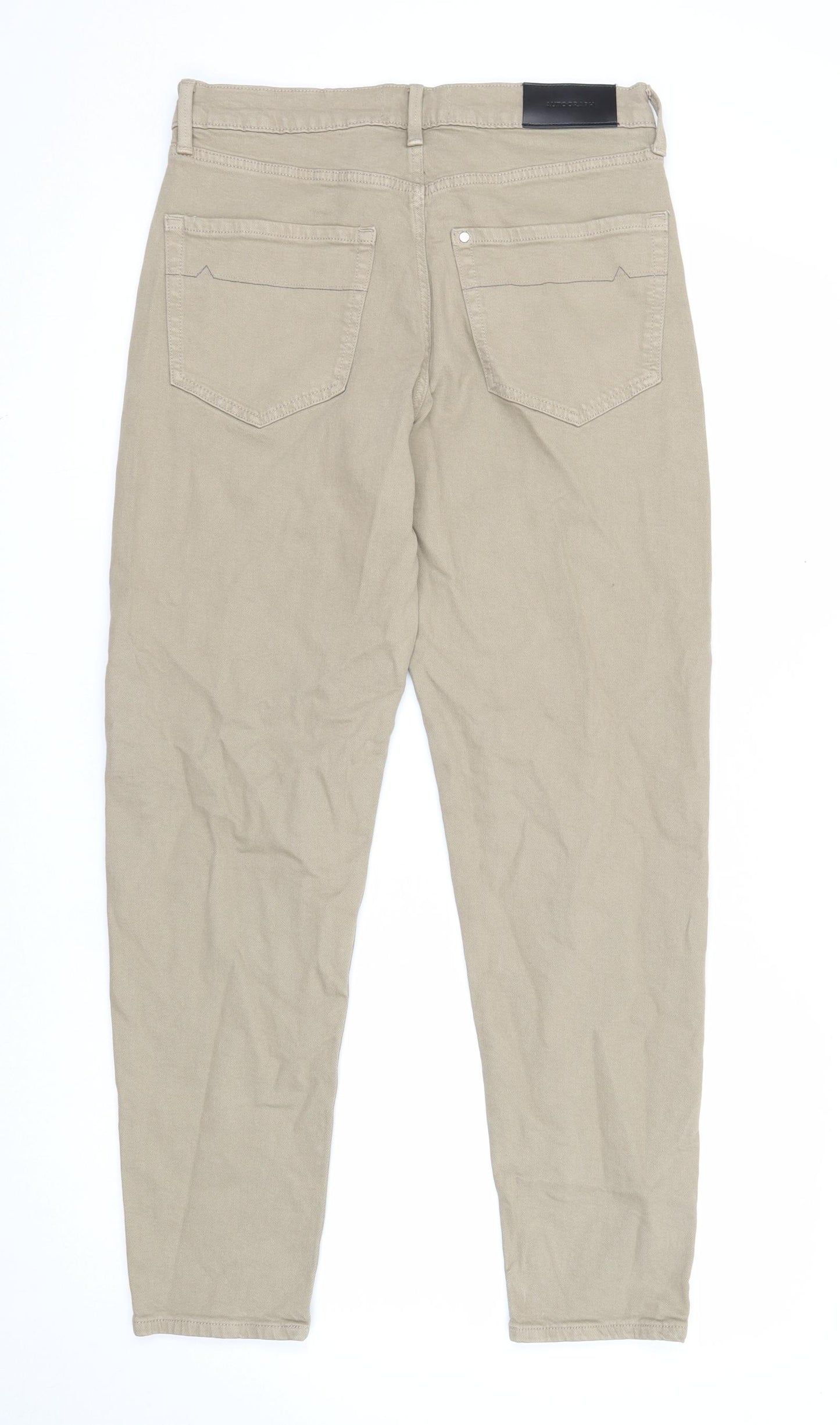 Autograph Mens Brown Cotton Tapered Jeans Size 30 in L31 in Regular Zip
