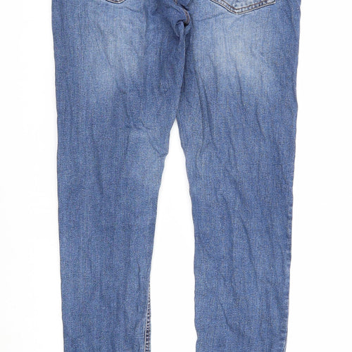 NEXT Mens Blue Cotton Skinny Jeans Size 32 in Regular Zip
