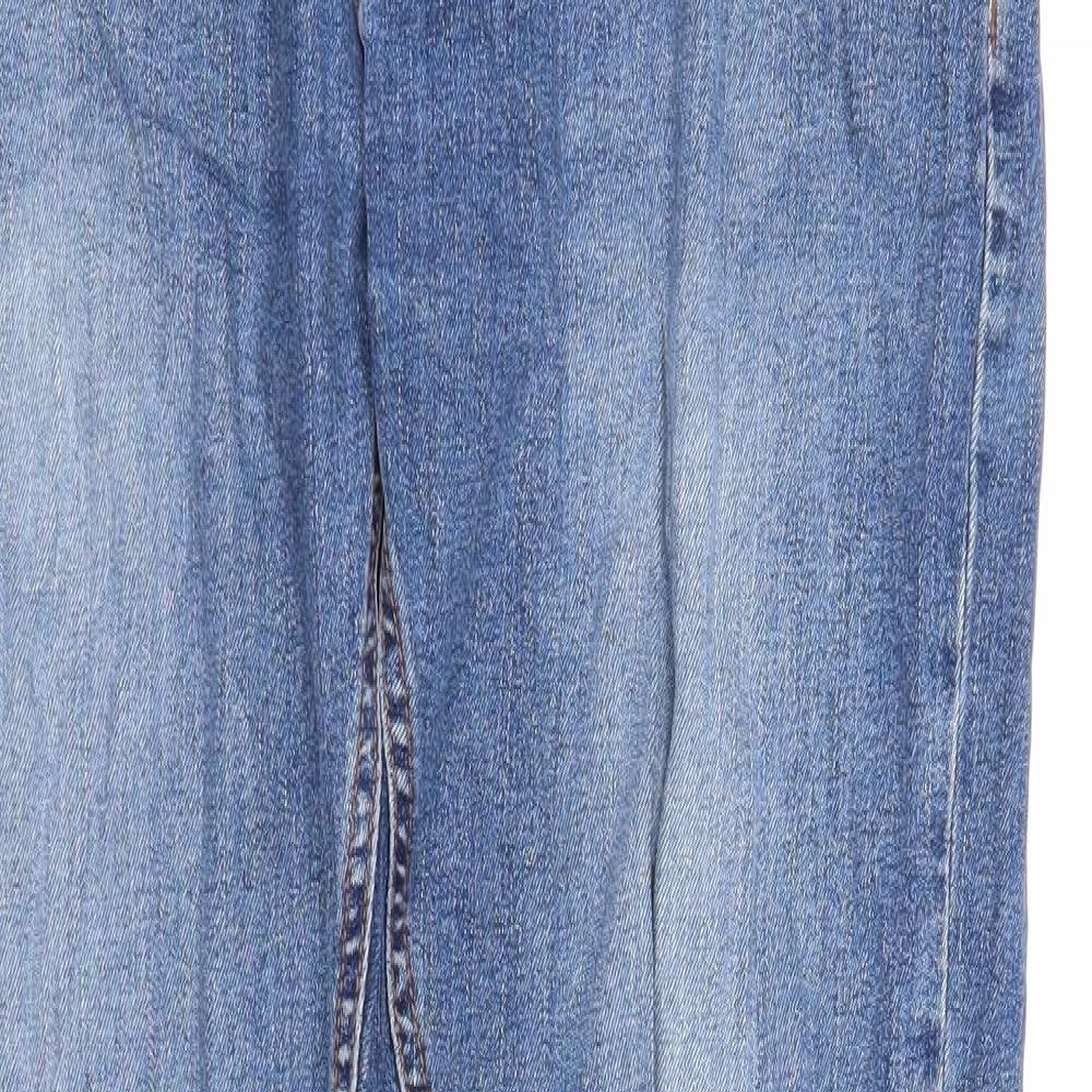 NEXT Mens Blue Cotton Skinny Jeans Size 32 in Regular Zip