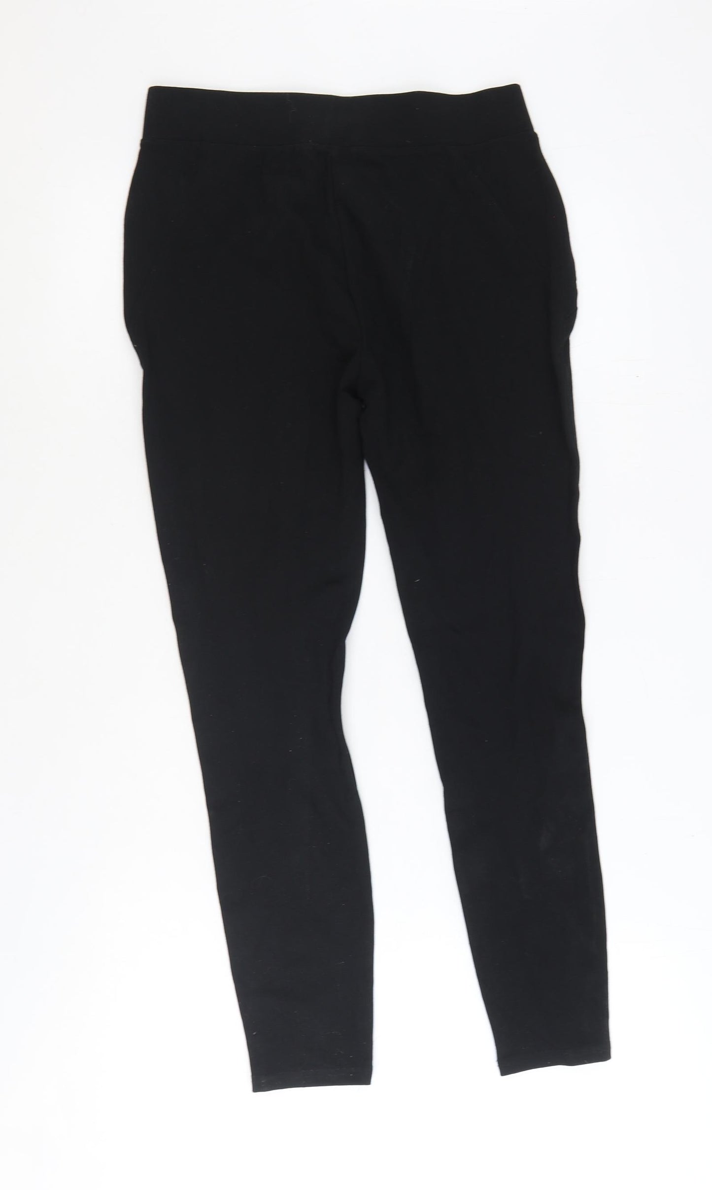 New Look Womens Black Viscose Jogger Leggings Size 14