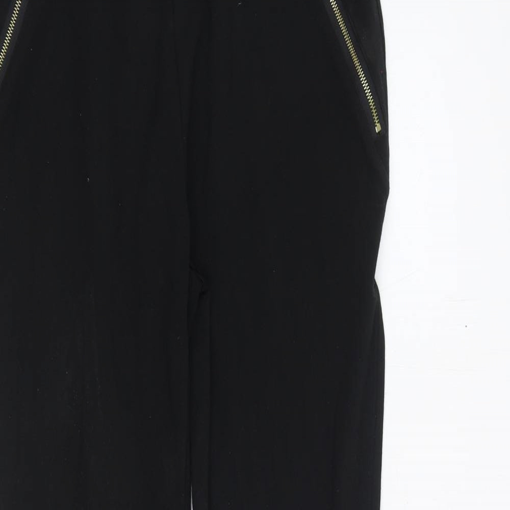 New Look Womens Black Viscose Jogger Leggings Size 14