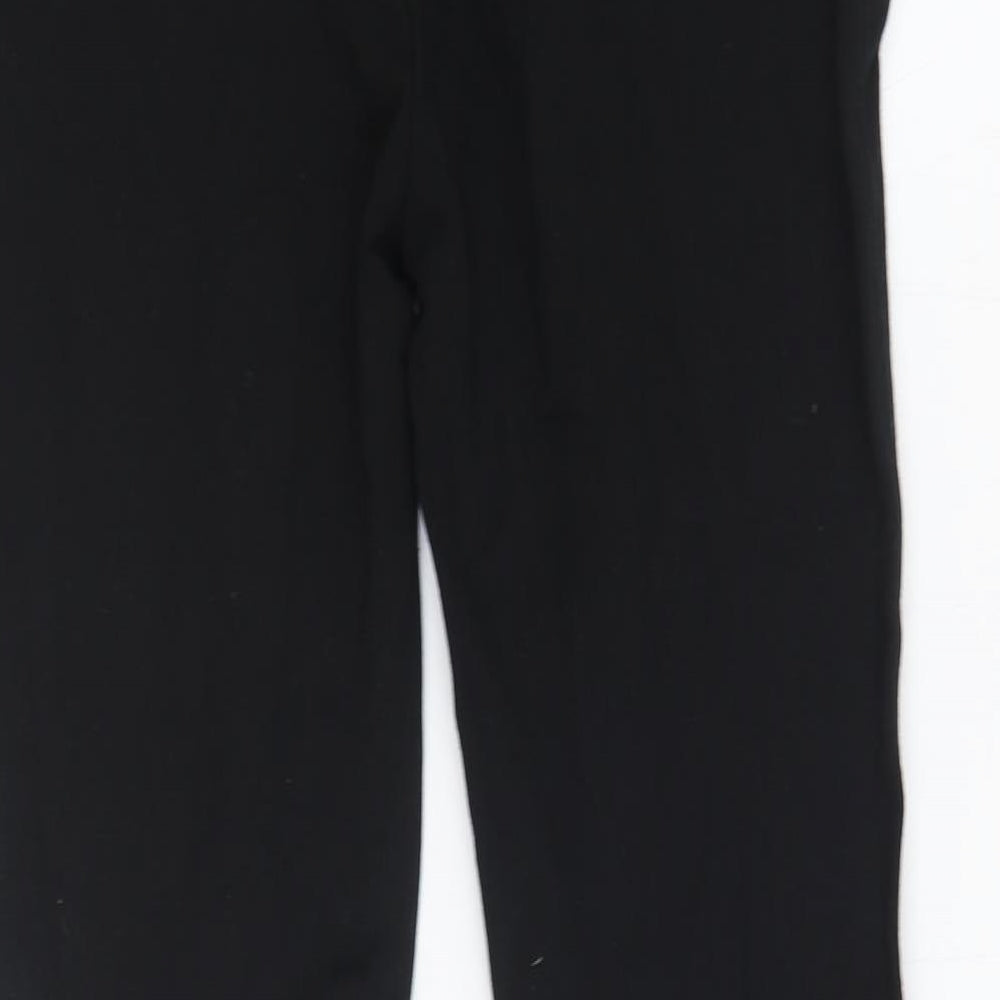 New Look Womens Black Viscose Jogger Leggings Size 14