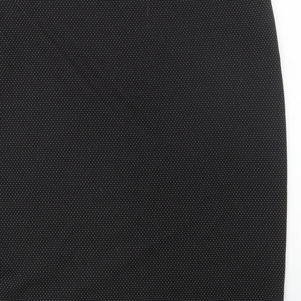 TU Womens Black Polka Dot Polyester Wrap Skirt Size 20 Tie