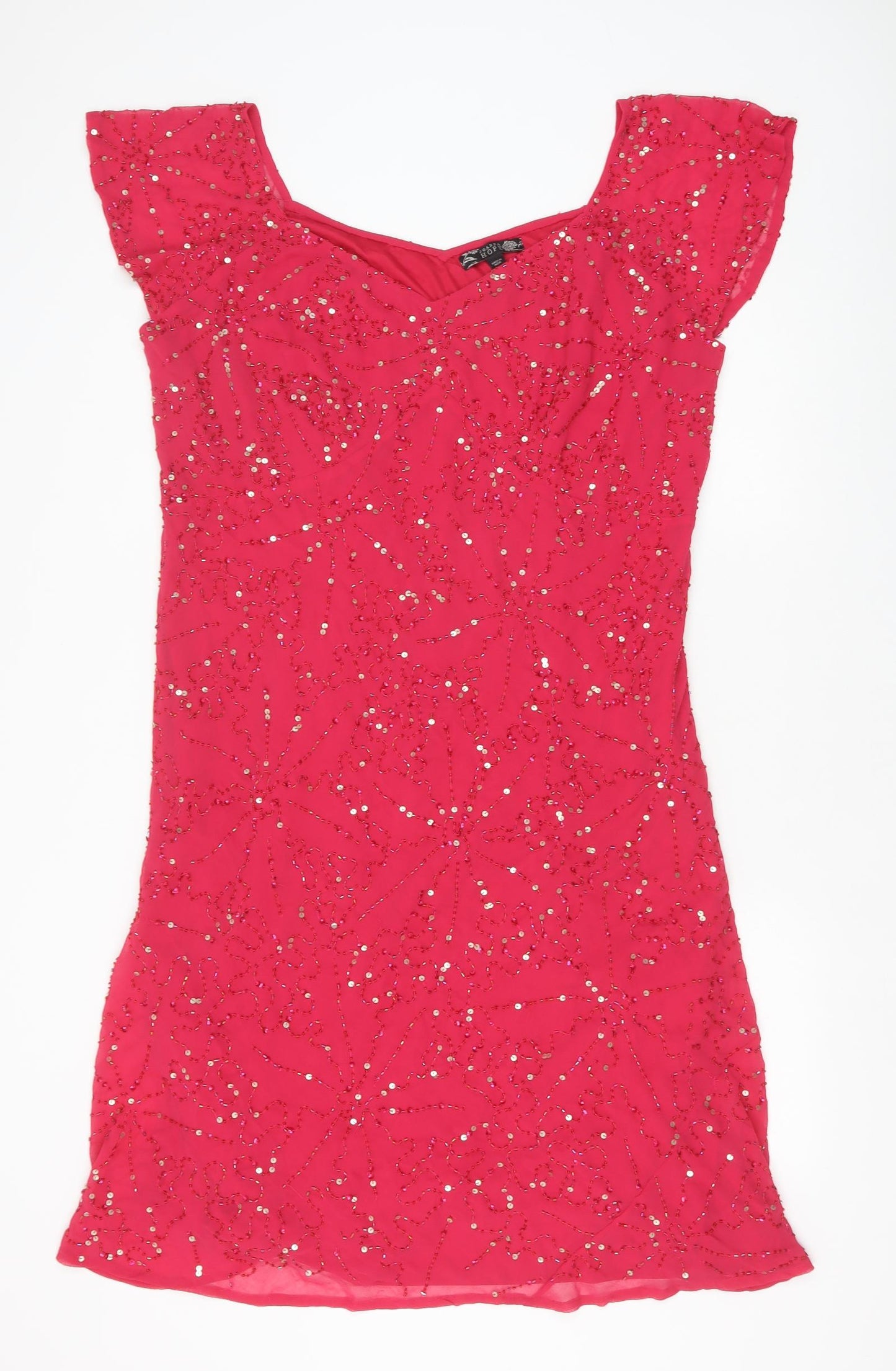 Joanna Hope Womens Pink Polyester A-Line Size 22 Sweetheart Zip
