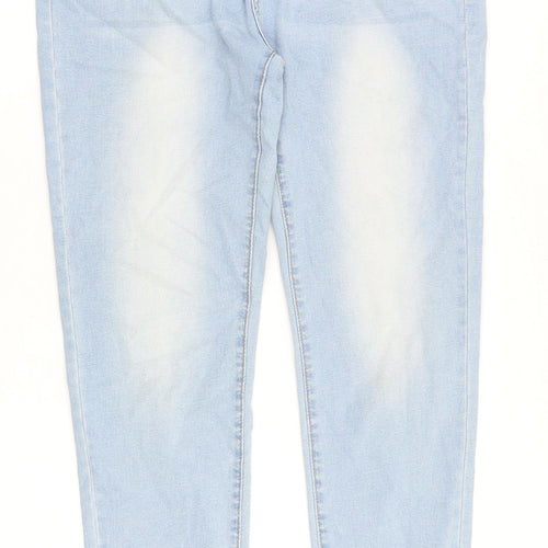 SheIn Womens Blue Cotton Skinny Jeans Size 30 in Slim Zip