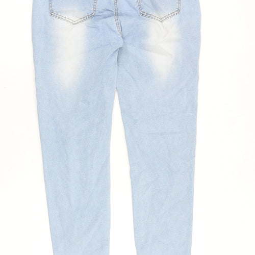 SheIn Womens Blue Cotton Skinny Jeans Size 30 in Slim Zip