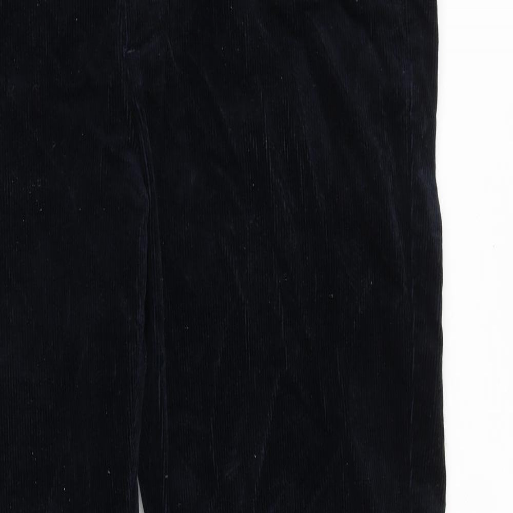 Blue Harbour Mens Blue Cotton Trousers Size 34 in Regular Zip