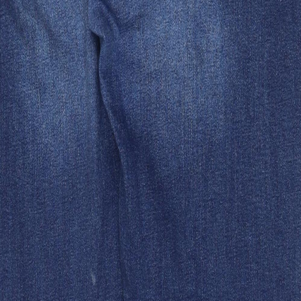 Crosshatch Mens Blue Cotton Skinny Jeans Size 38 in Regular Zip