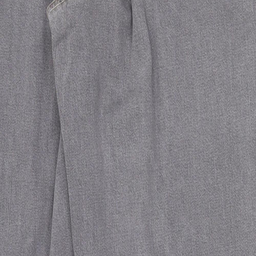 Jeffrey & Paula Womens Grey Cotton Straight Jeans Size 16 Regular