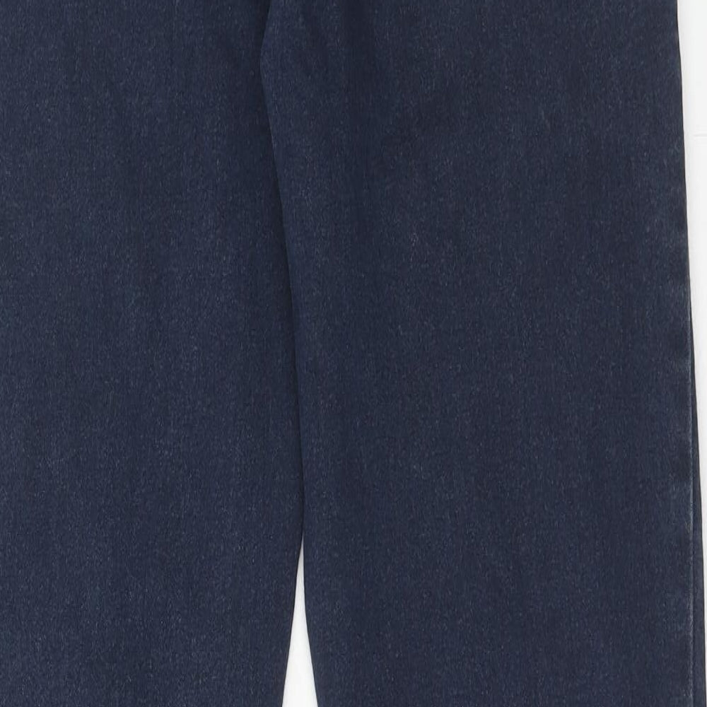 NEXT Boys Blue Cotton Skinny Jeans Size 16 Years Regular Drawstring
