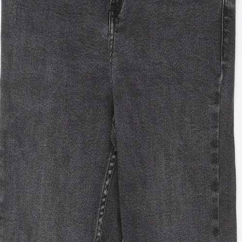 New Look Womens Black Cotton Skinny Jeans Size 10 Regular Zip - Lift & Shape