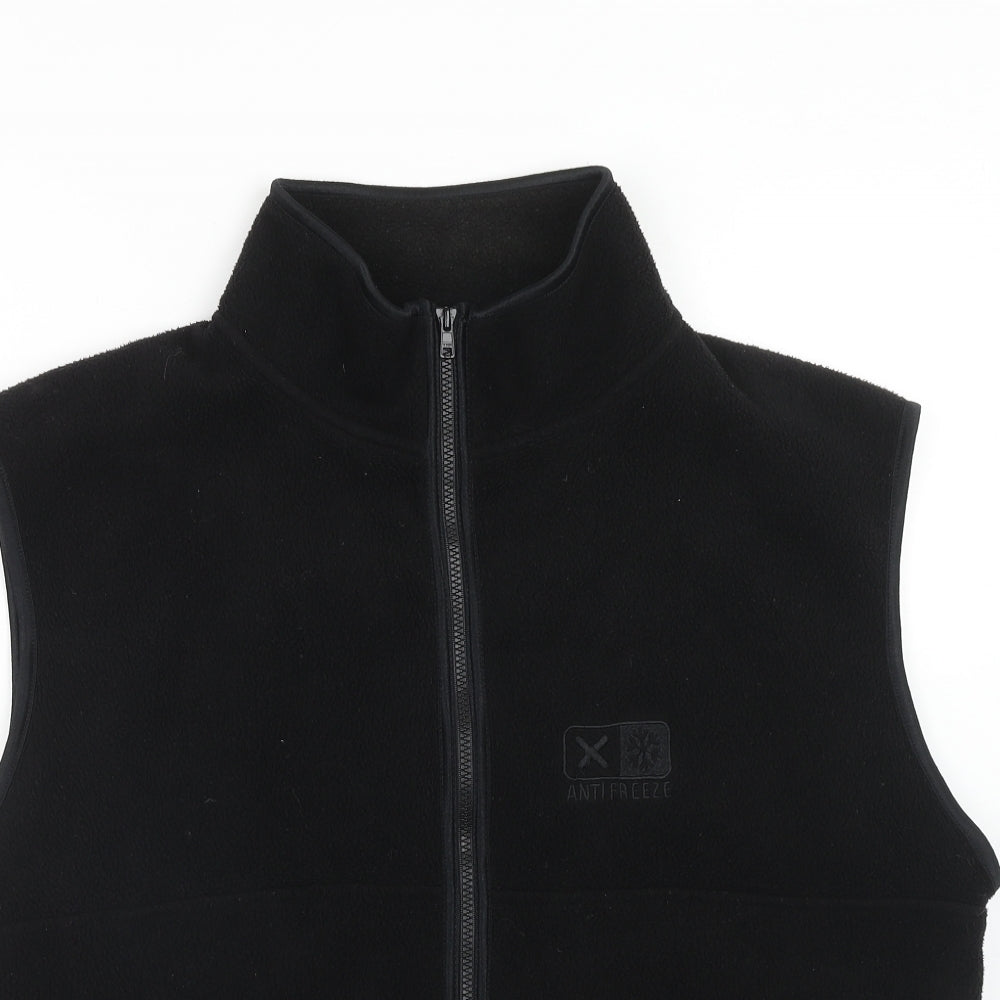 Anti freeze Mens Black Gilet Waistcoat Size L Zip