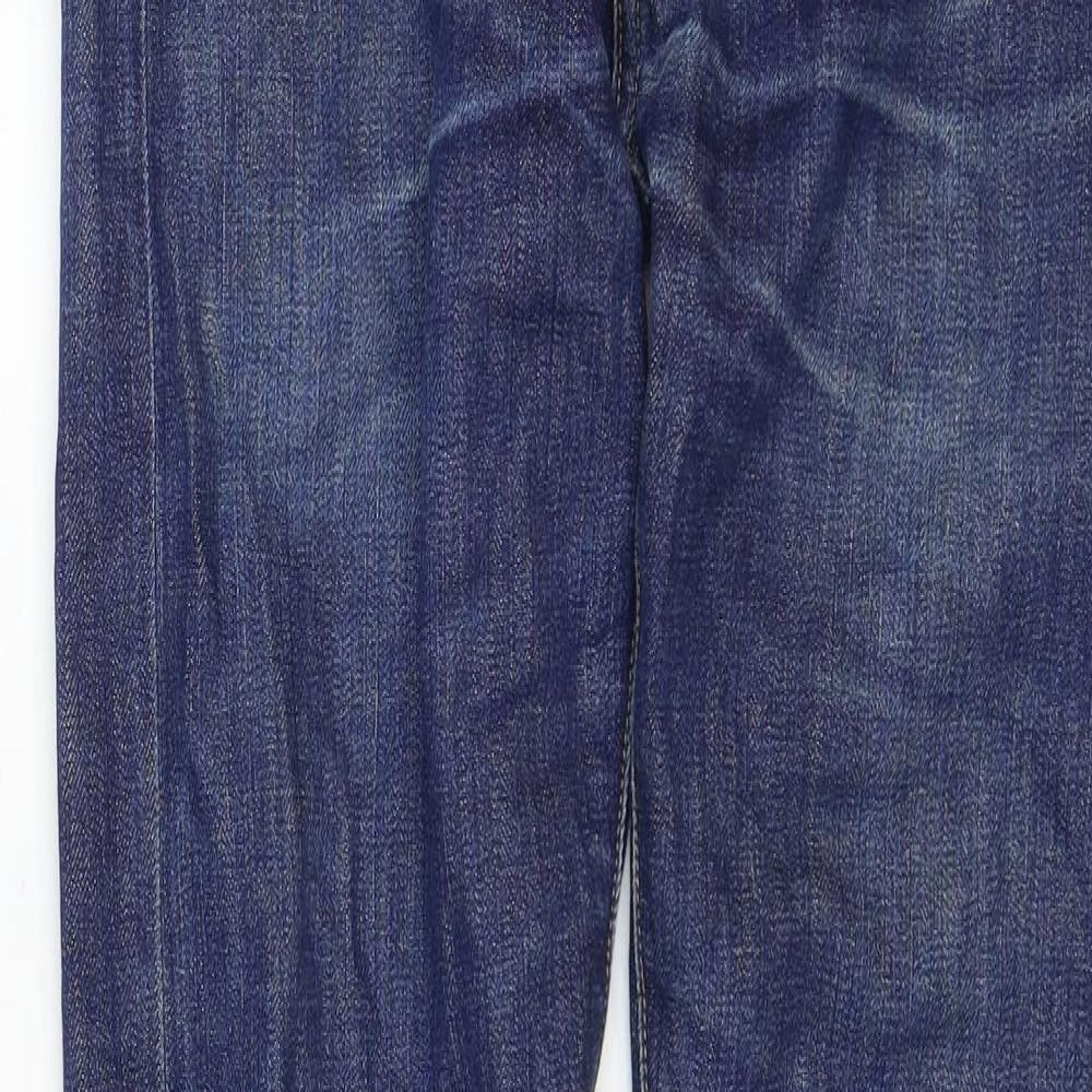 Taylor Stitch Mens Blue Cotton Straight Jeans Size 29 in Regular Button