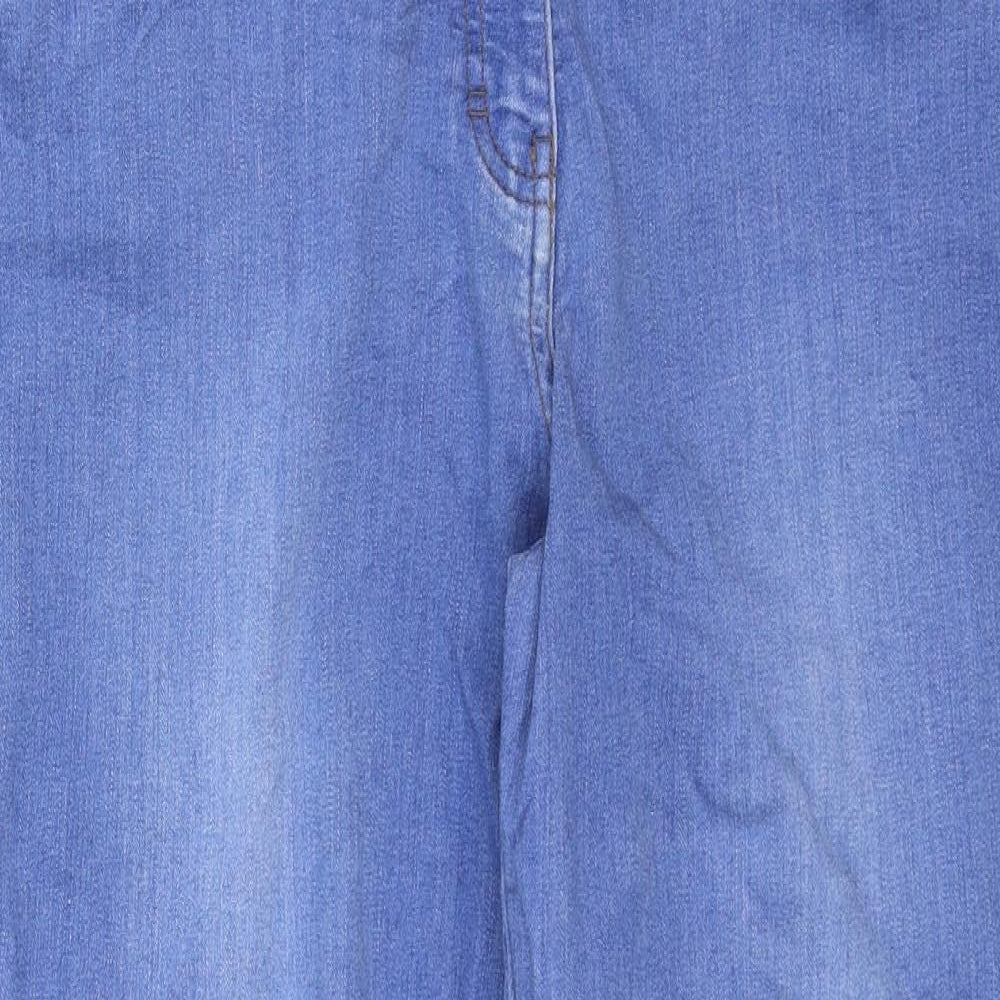TU Womens Blue Cotton Skinny Jeans Size 36 in Regular Zip