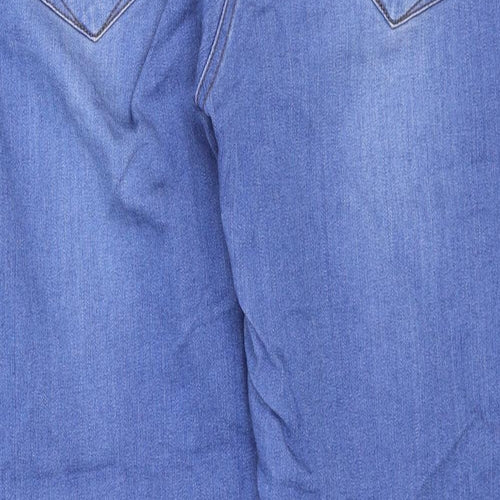 TU Womens Blue Cotton Skinny Jeans Size 36 in Regular Zip