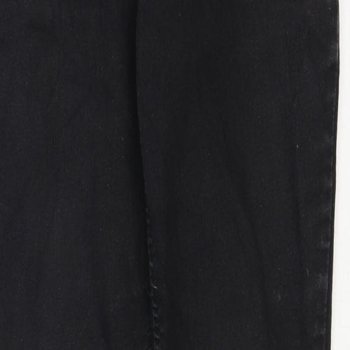 Dream Jeans Womens Black Cotton Skinny Jeans Size 26 in Regular Zip
