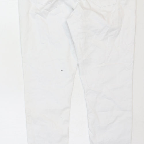 George Womens White Cotton Jegging Jeans Size 18 Regular