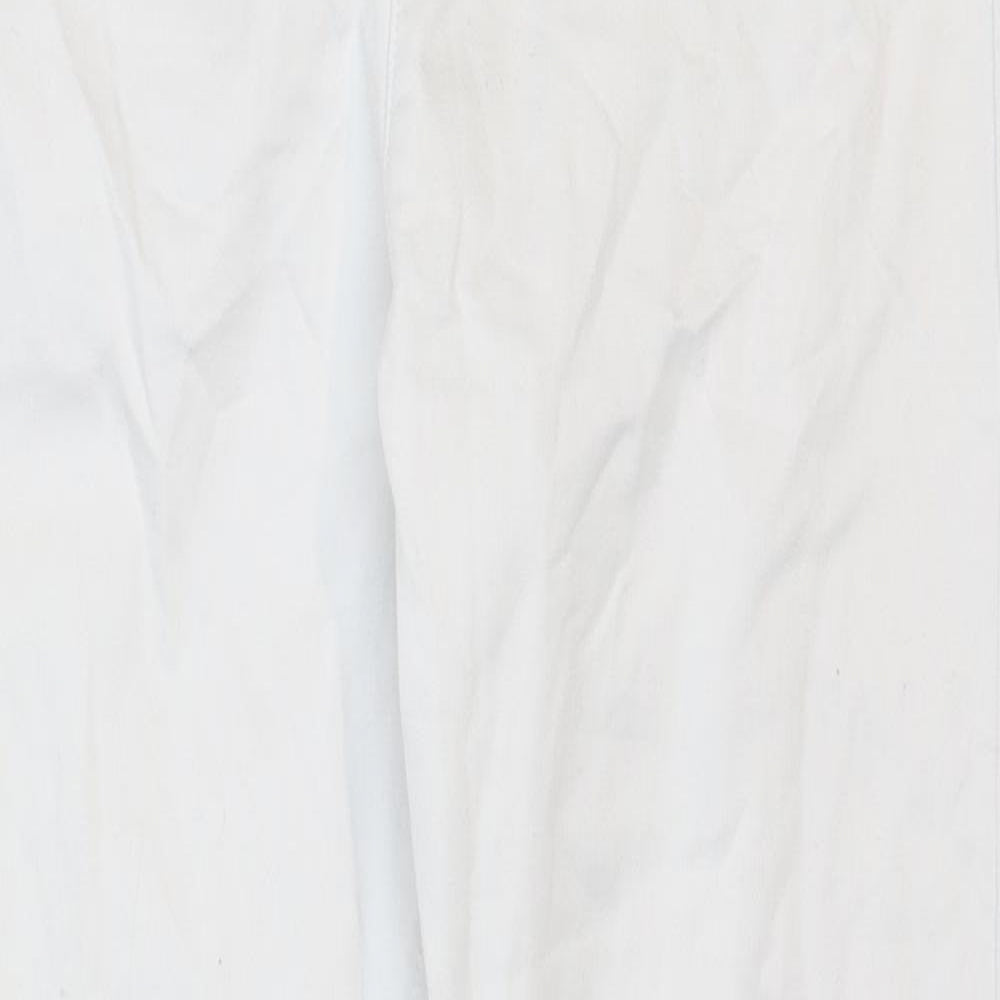George Womens White Cotton Jegging Jeans Size 18 Regular