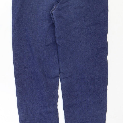 George Girls Blue Cotton Skinny Jeans Size 10-11 Years Regular