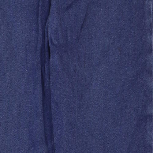 George Girls Blue Cotton Skinny Jeans Size 10-11 Years Regular