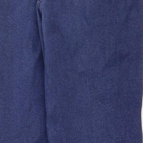 George Girls Blue Cotton Skinny Jeans Size 10-11 Years Regular