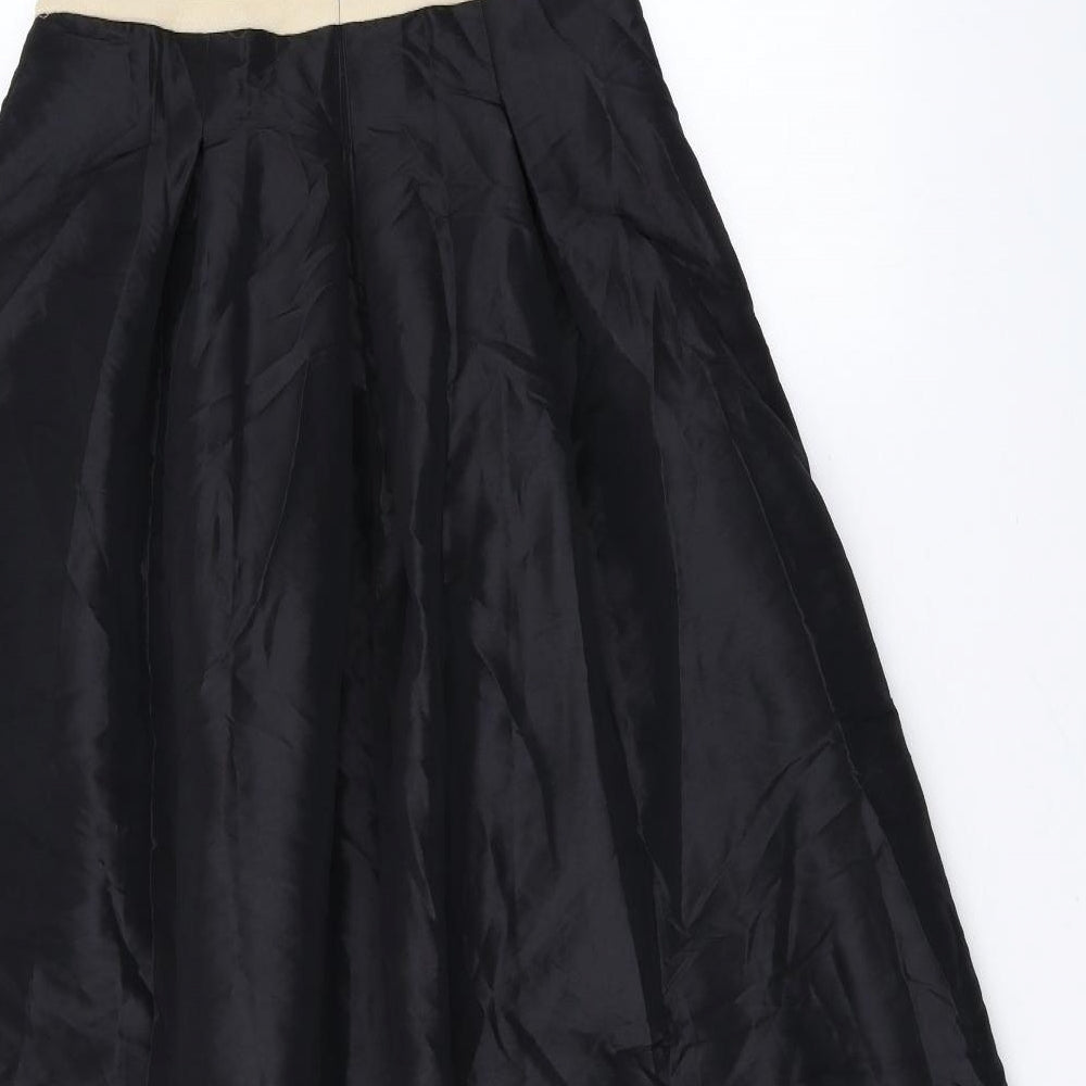 Sangria Womens Multicoloured Nylon Ball Gown Size 8 Round Neck Zip
