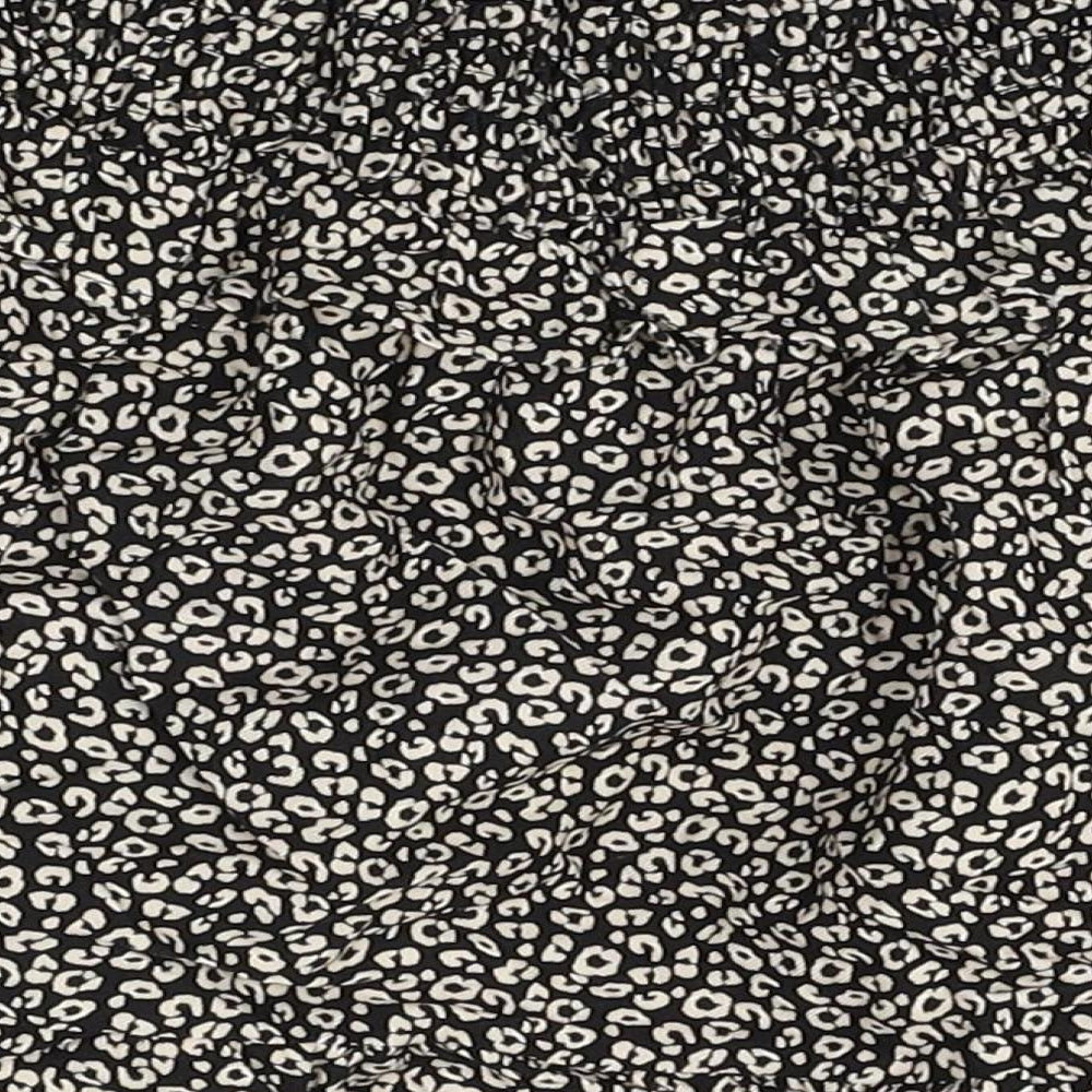 Zara Girls Multicoloured Geometric Viscose Flare Skirt Size 13-14 Years Regular Pull On