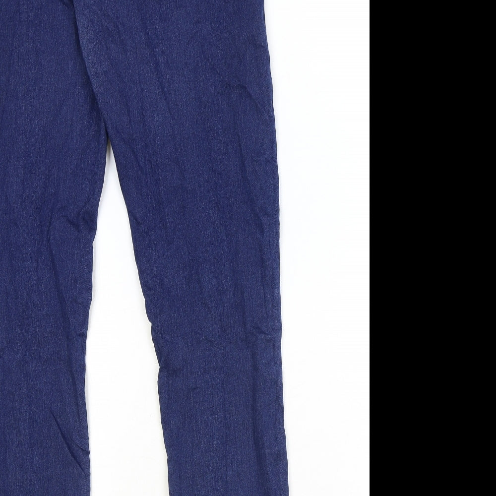 So Fabulous Womens Blue Cotton Skinny Jeans Size 16 Regular Zip